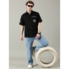 POLOKOŠILE (TRIČKO S LÍMEČKEM) ČERNÉ - ČZ MOTORCYCLES - (UNISEX)